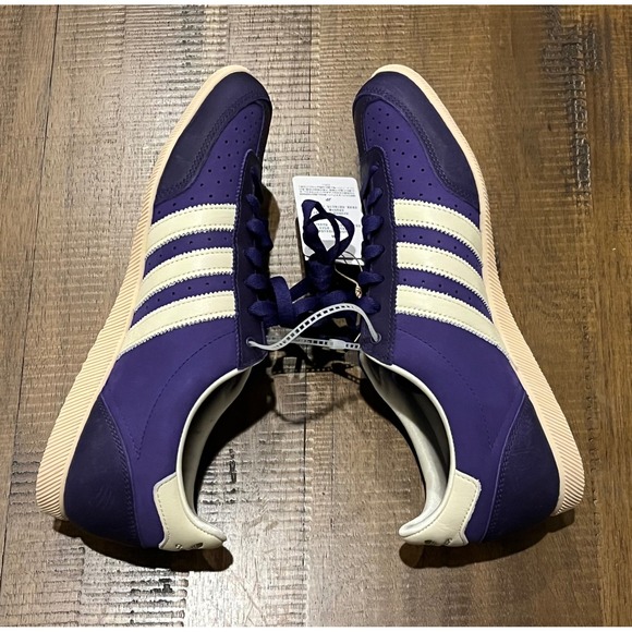 Adidas Japan Women Purple Cream Stripes Casual Sneakers Shoes Size 9 - Picture 2 of 12